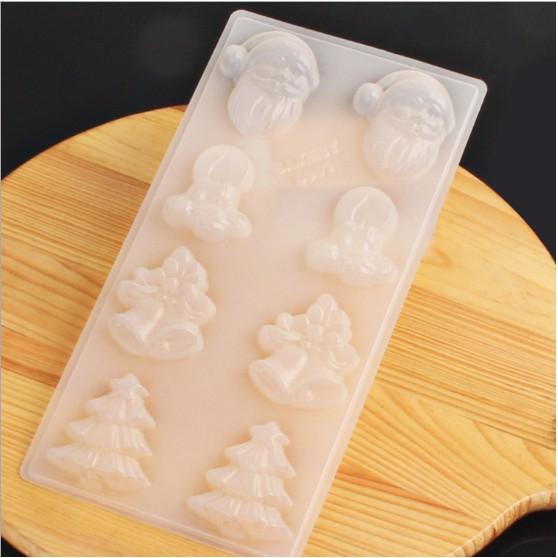 Khuôn nhựa làm bánh hình noel