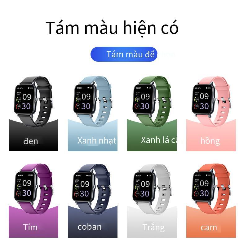 Phong cách mới nhất vòng đeo tay thể thao GTS2 chống thấm nước Meituo đo nhiệt độ thời tiết đo nhịp tim báo thức giấc ngủ phát hiện đồng hồ thông minh