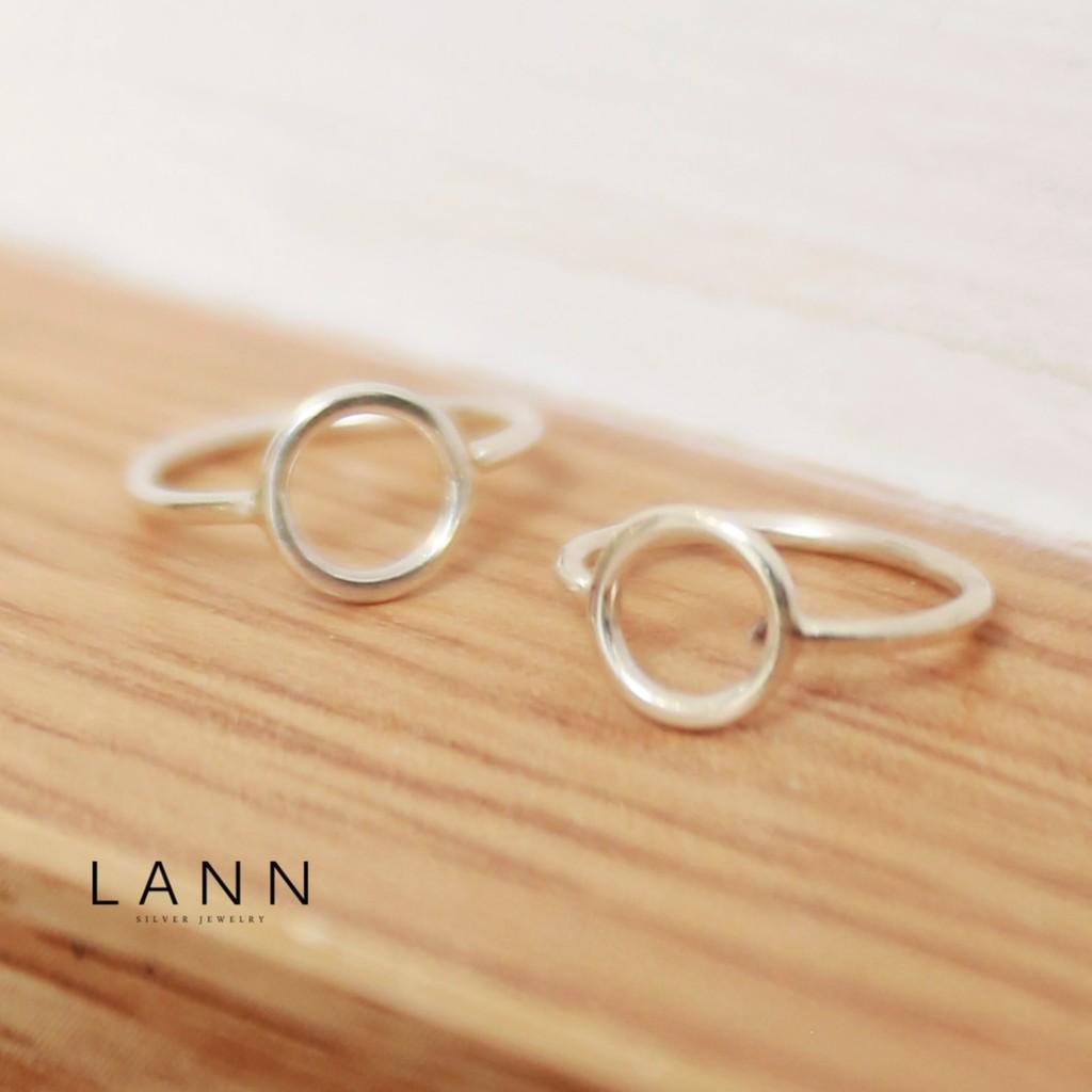 Khuyên tai bạc Minimalist S925 LANN