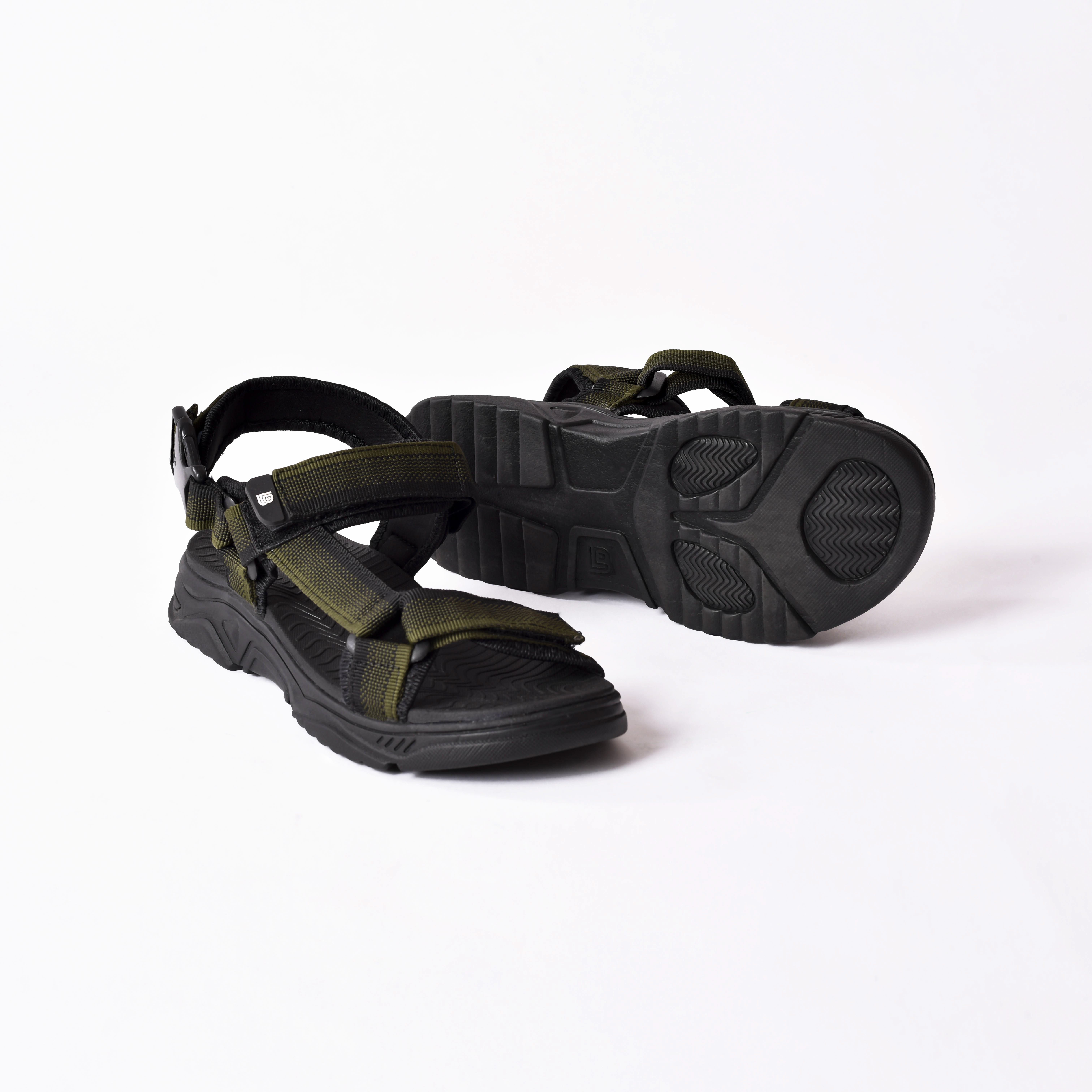 Giày Sandal Nam The Bily Quai Chéo - Xanh Thổ Cẩm BL01XLTC