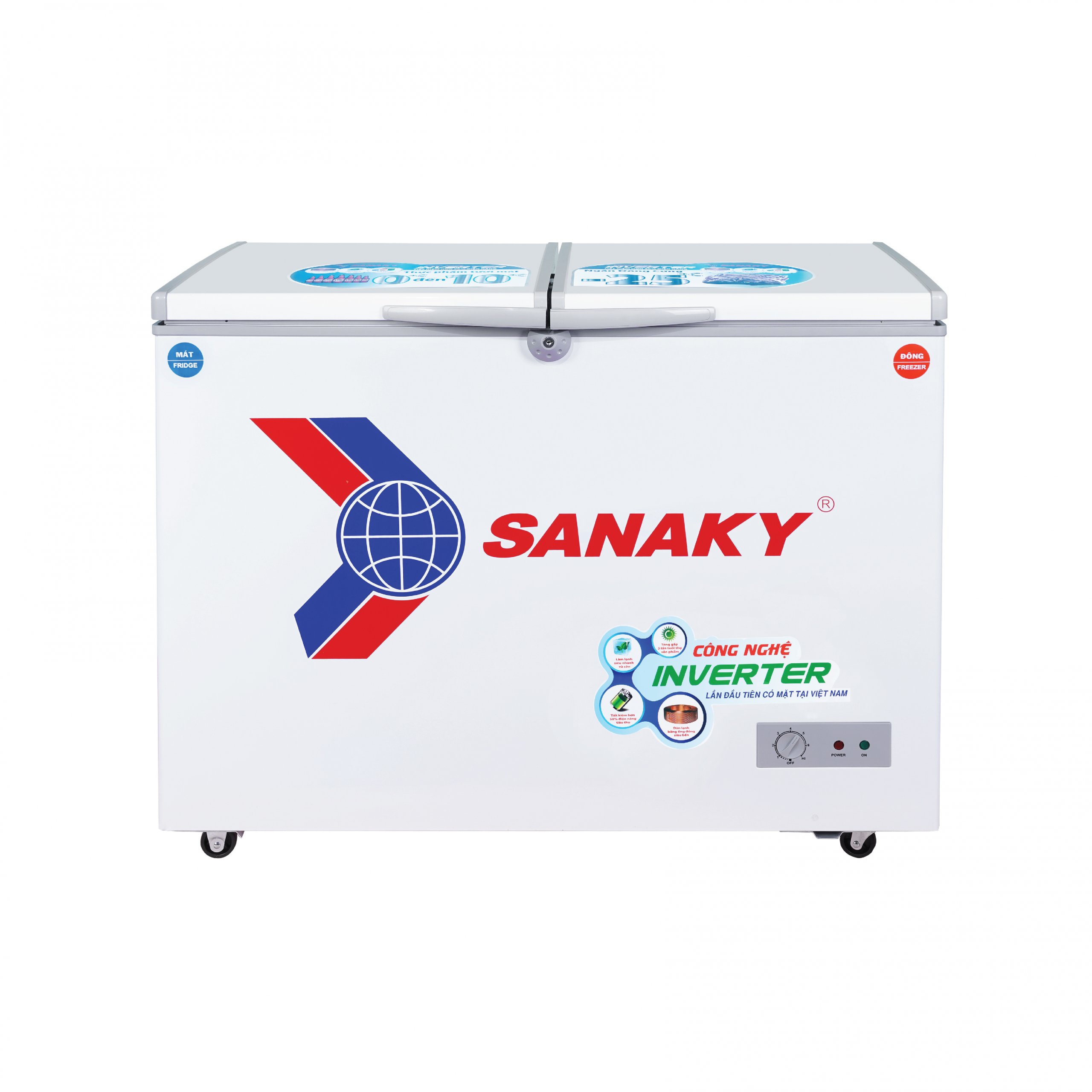 Tủ Đông Sanaky VH-2899W3 Dàn Lạnh Đồng - Hàng Chính Hãng