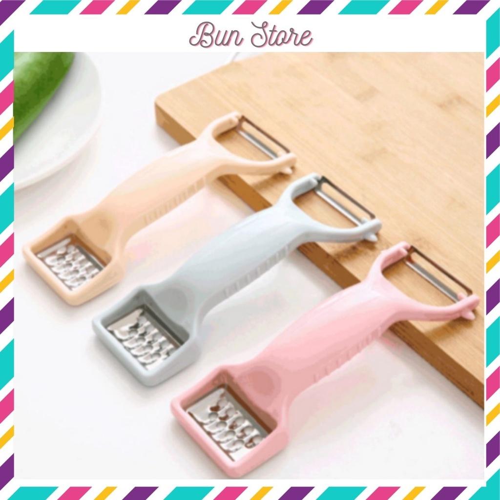 Nạo gọt củ quả 2 đầu, nạo sợi, nạo vỏ hoa quả Dụng cụ nạo bằng lúa mạch Nạo gọt hoa quả 2 đầu tiện ích an toàn