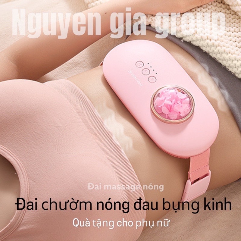 ￼Máy Massage Làm Ấm Bụng Giảm Đau Bụng Kinh Nguyệt - Đai Đeo Chườm Nóng Làm Ấm Tử Cung Cho Phụ Nữ Đến Kỳ