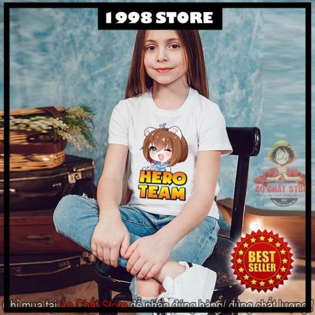 Áo Thun Simmy Siêu Dễ Thương | Áo Hero Team SIMMY cho bé gái | trẻ em