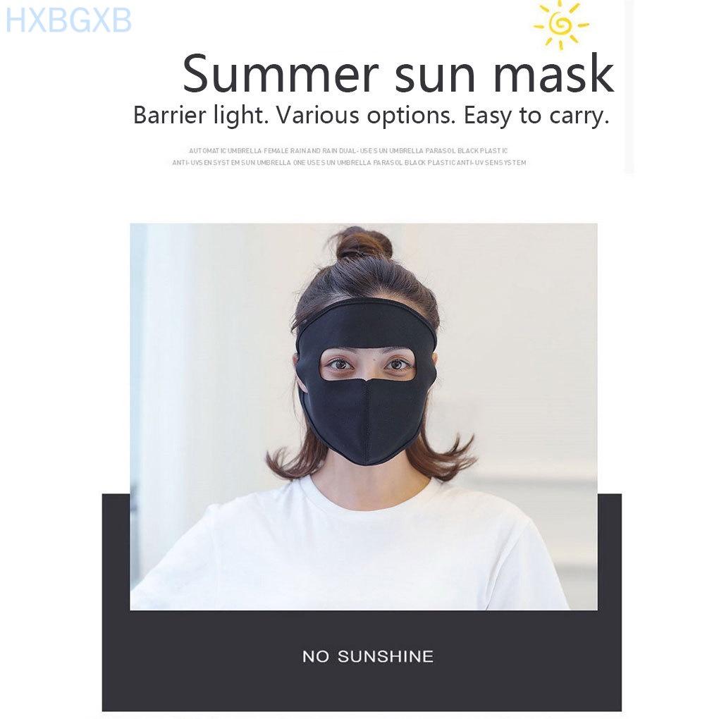 Women Ice Silk Face Mask UV Protection Outdoor Riding Dust-proof Breathable Windproof Face Cover
