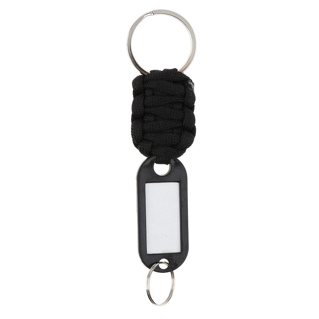 Paracord Lanyard Keychain Carabiner Survival Kit Ring