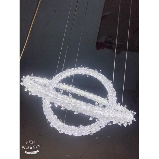 Đèn thả phale 2 vòng 40-60cm,đèn thả phòng khách DT