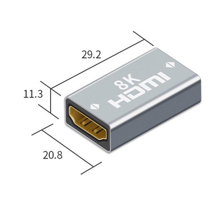 Đầu nối HDMI HDMI 4k60hz - HDMI vuông góc đầu nối tiếp hdmi 2 đầu âm 8k - Hồ Phạm