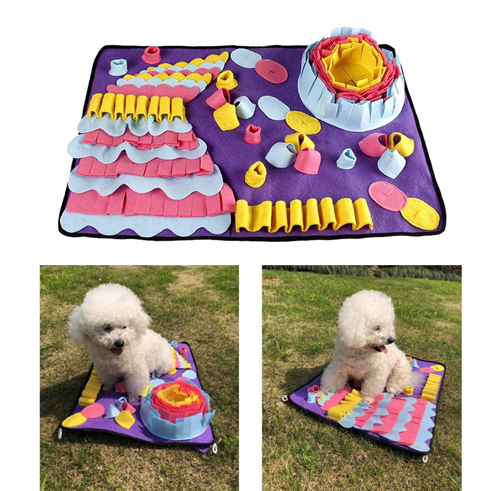 Dog Slow Feeding Dog Food Mat Training Blanket Play Mat