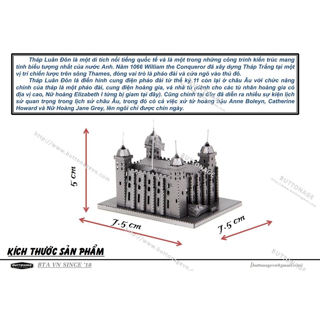 Mô Hình Lắp Ráp 3d Tháp Luân Đôn