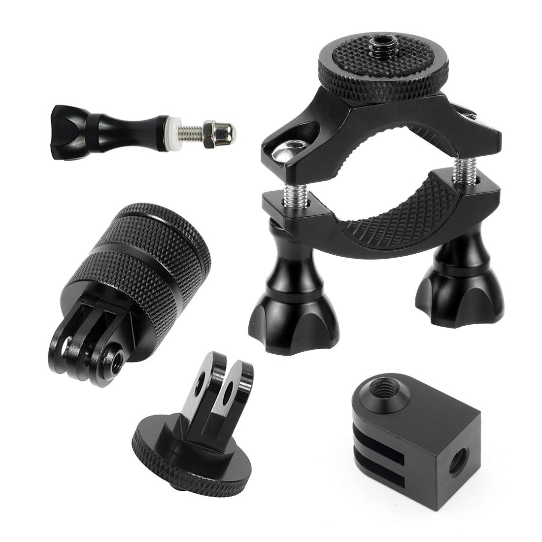 Xe đạp xe máy Kẹp tay cầm máy ảnh giá treo máy ảnh hỗ trợ 1/4 "Bộ chuyển đổi chân máy cho GoPro 11 10 9 8 7 6 5 Insta360 One X