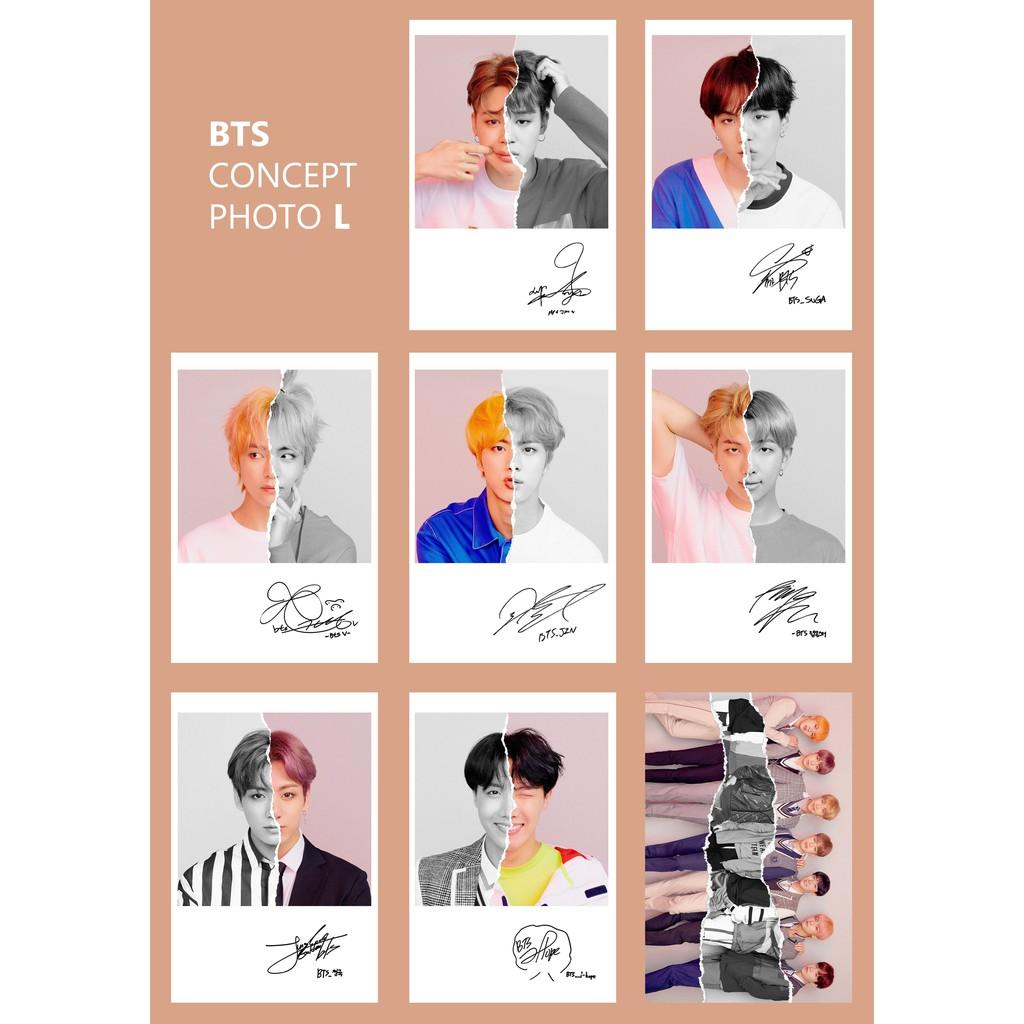 Lomo Card Ảnh BTS - Concept photo L và F ( 16 ảnh)