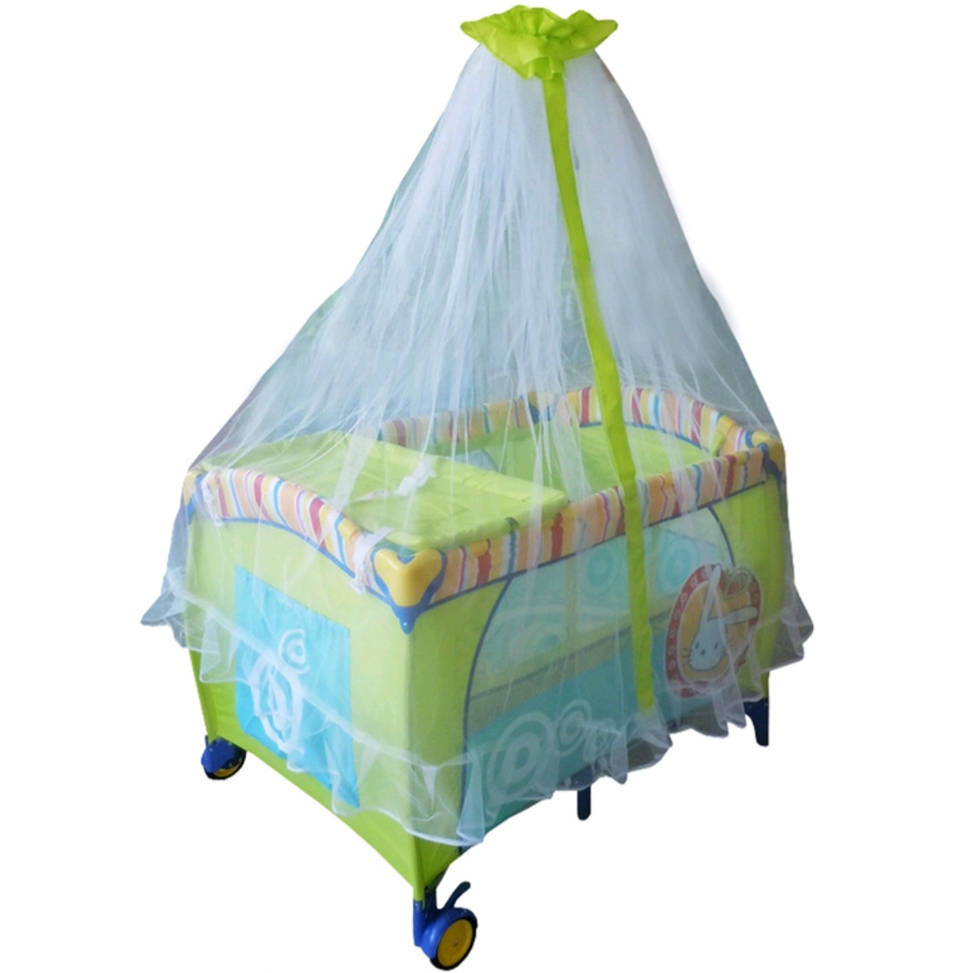 Nôi chơi có mùng Polee Plus Portable Play Crib - Lucky Baby