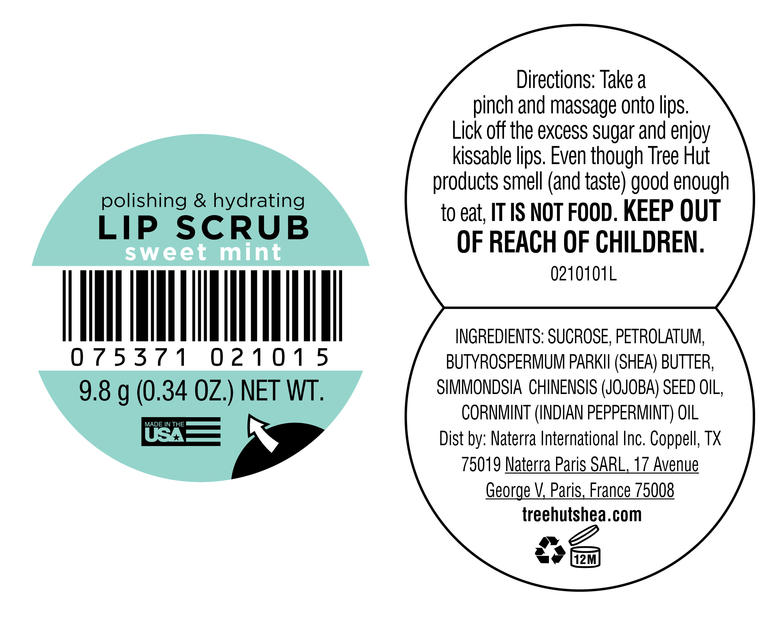 Tẩy tế bào chết môi Tree Hut Sugarlips  Lip Scrub - New - 9.64g