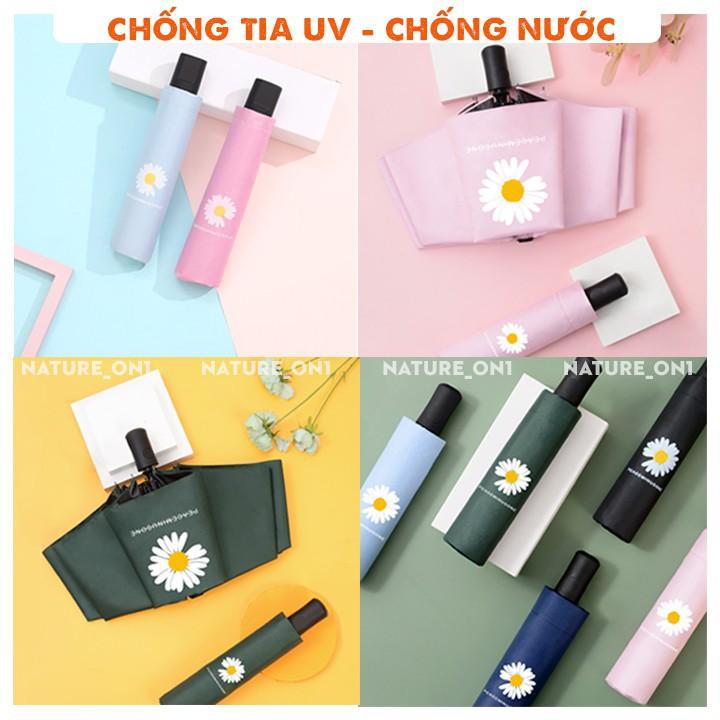 Dù Che Nắng Ô Dù Hoa Cúc Hàn Quốc Thời Trang - Chống Nắng ,Chống Tia UV ,Chất liệu Khung Chắc Chắn