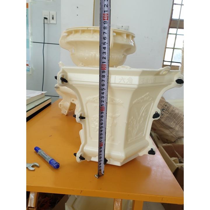 Khuôn đúc chậu lục giác 31 và chân đôn chất liệu nhựa ABS