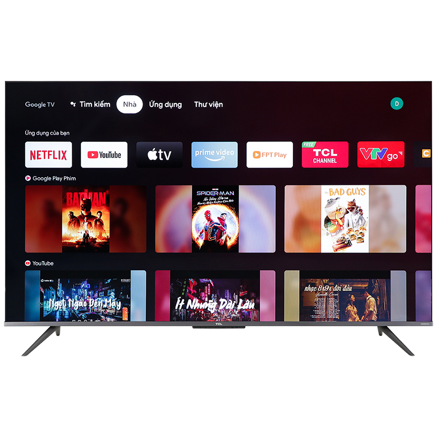 Google Tivi QLED TCL 4K 65 inch 65Q636 - Model 2022