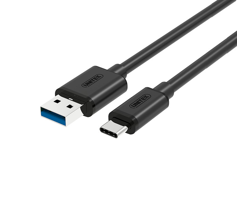 Cáp sạc USB 3.0 to USB Type-C dài 1m Unitek Y-C474 - Hàng Chính Hãng