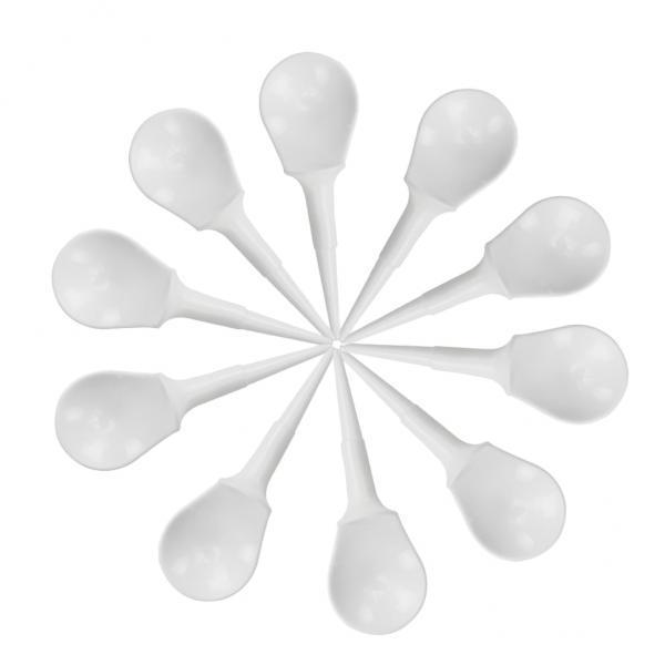 5 Unbreakable 3.27in Golf Tee Ball Nails Position Marker White