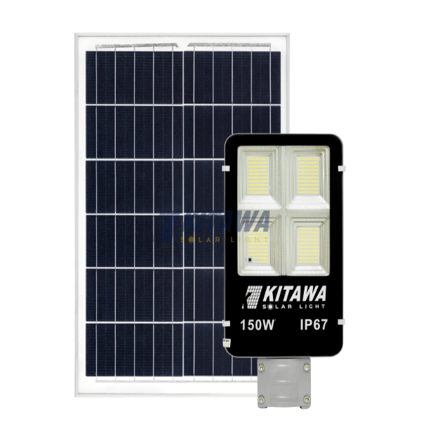 BC1150 Đèn Đường Năng Lượng Mặt Trời KITAWA Solar Light 150W 