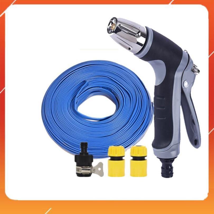 Bộ dây và vòi xịt rửa xe tưới cây tăng áp 7-10m 206817