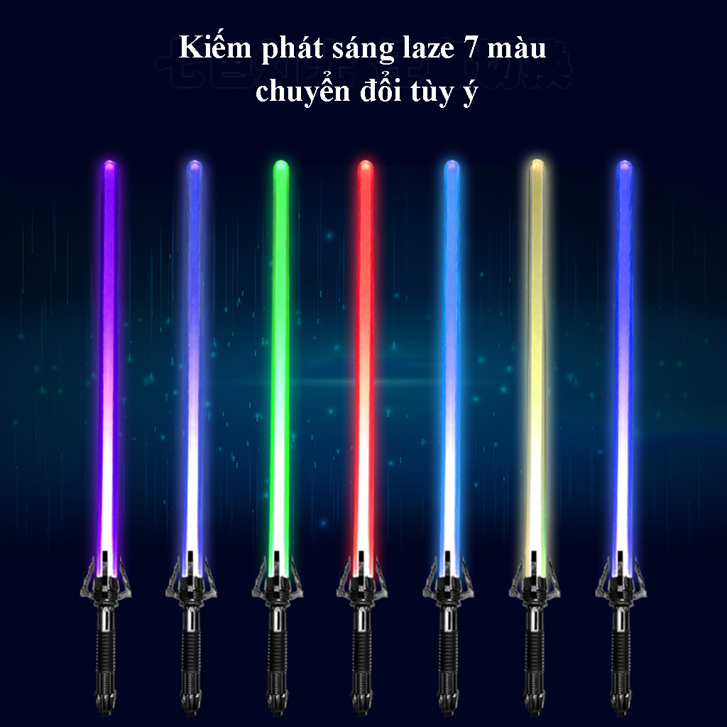 Kiếm đồ chơi phát sáng cho bé, Đồ chơi cho bé kiếm đồ chơi Star War có âm thanh ánh sáng