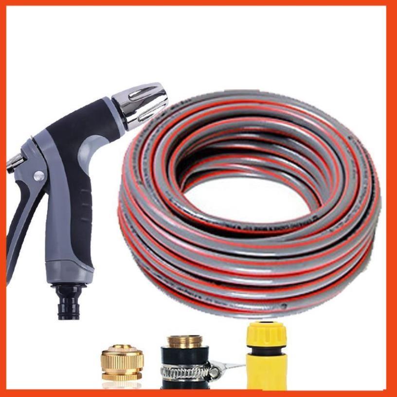 Bộ dây và vòi xịt rửa xe tưới cây tăng áp 3-5m 206817