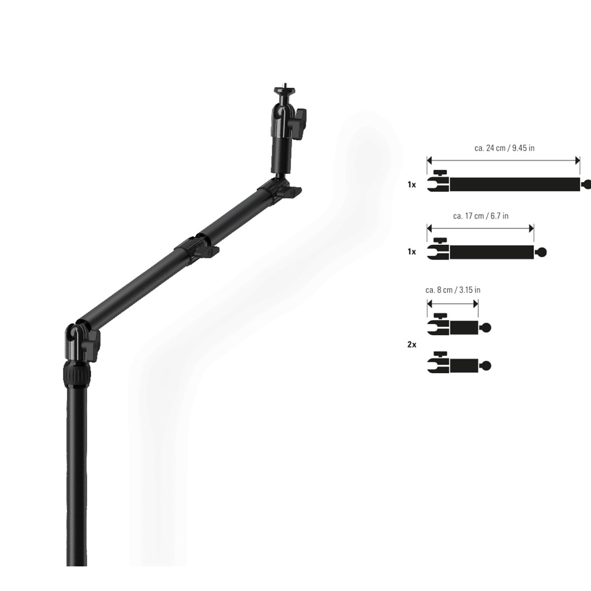 Gậy đỡ Elgato Flex Arm L (10AAC9901) - Hàng Chính Hãng