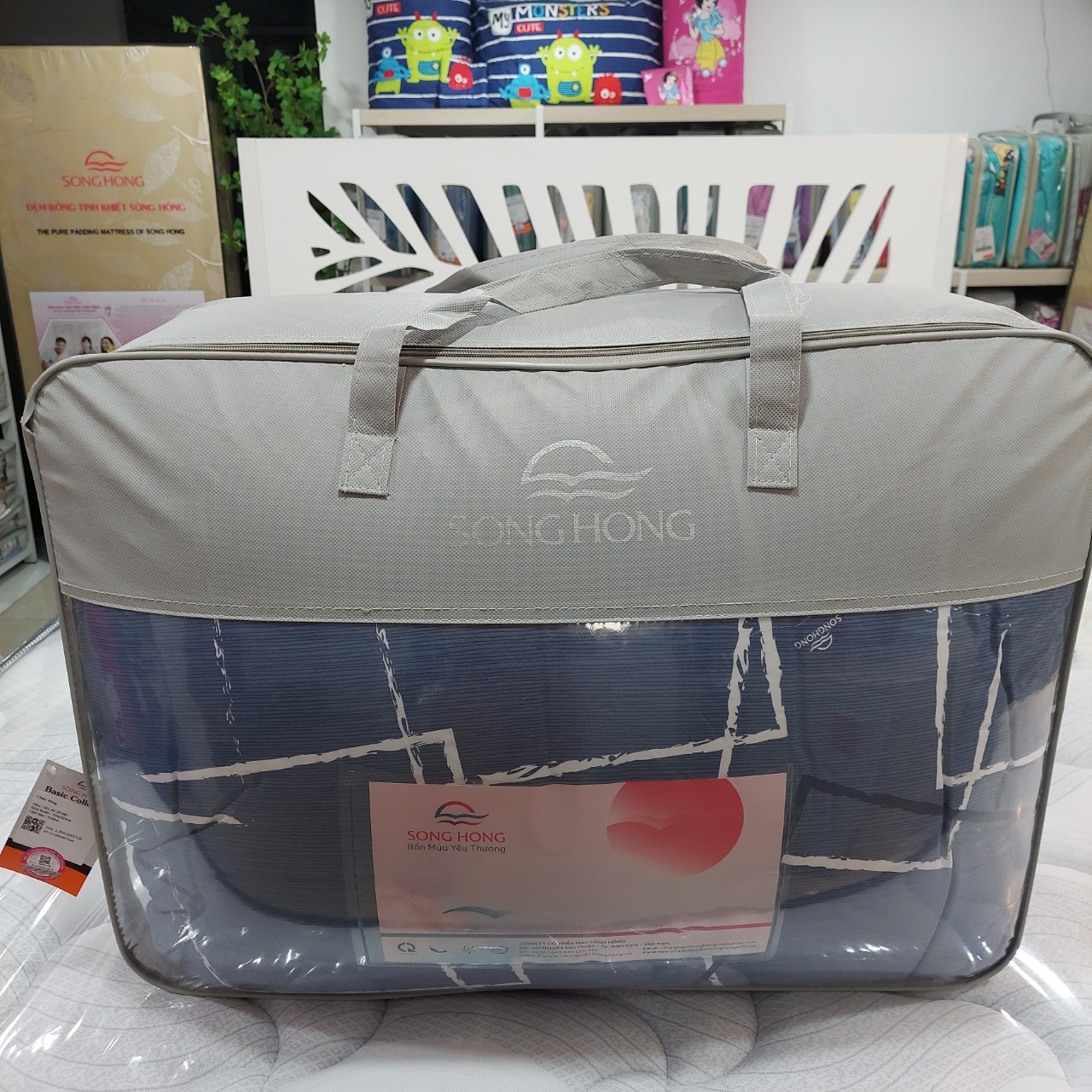 Chăn đông Sông Hồng 2mx2.2m chất cotton