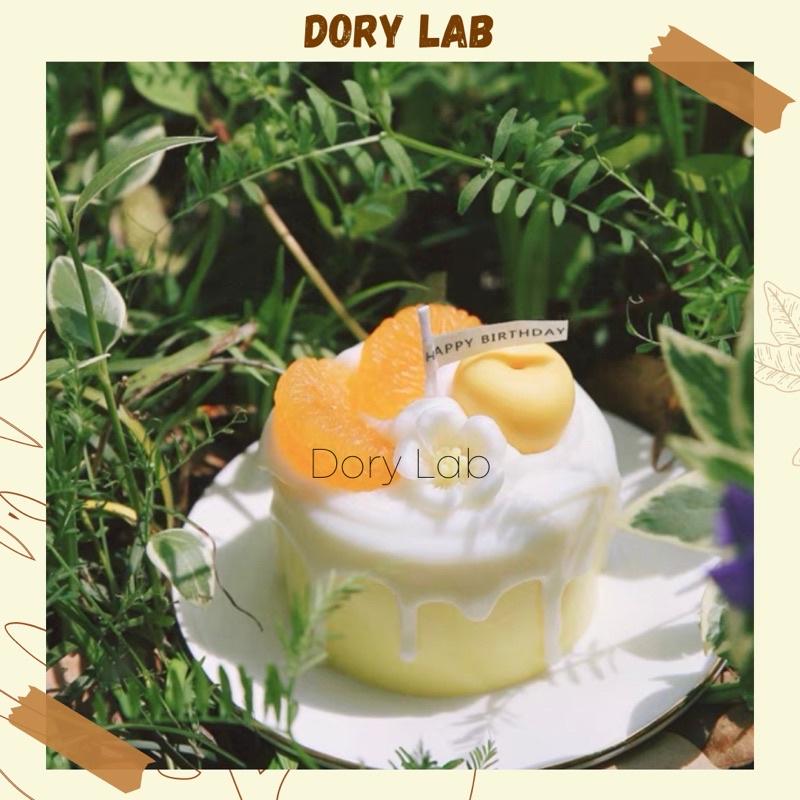 Nến Thơm Tạo Hình Bánh Kem Trái Cây Handmade Không Khói, Phụ Kiện Decor, Quà Tặng - Dory Lab