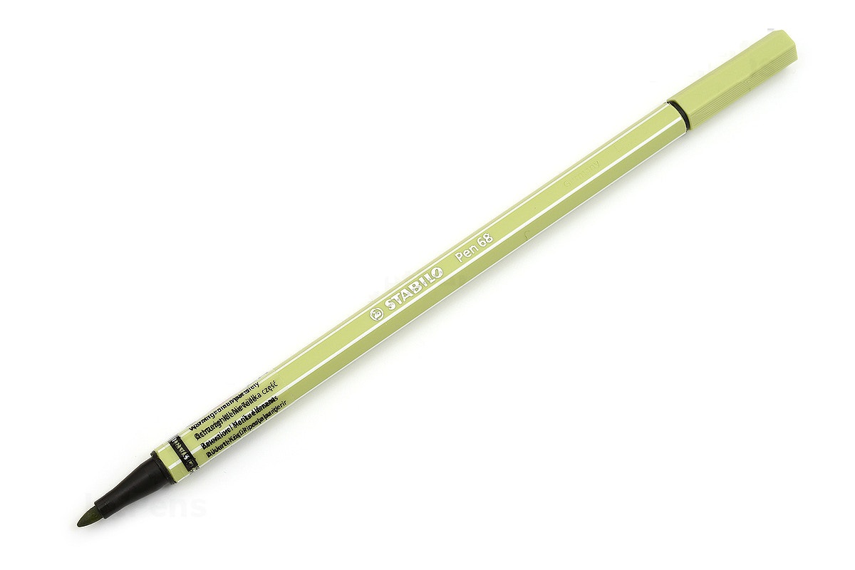 Bút lông màu Stabilo Pen 68 Maker - 1.0mm - Màu xanh lá mạ natural (Pistachio - 34)
