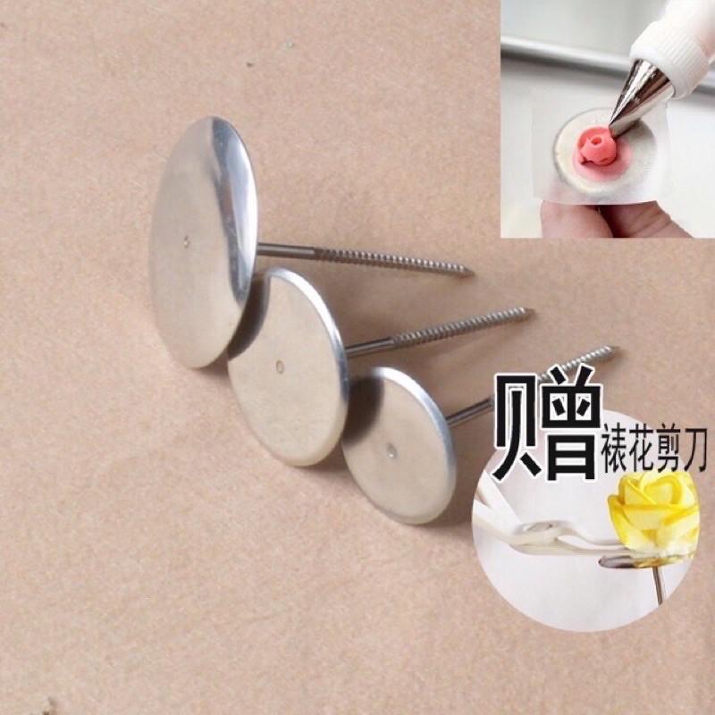 Dù bắt hoa kem inox 7cm