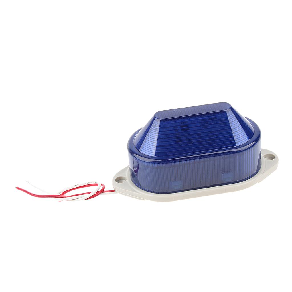 Đèn LED Nhấp Nháy Khẩn Cấp Bằng PC & ABS  - Xanh Dương