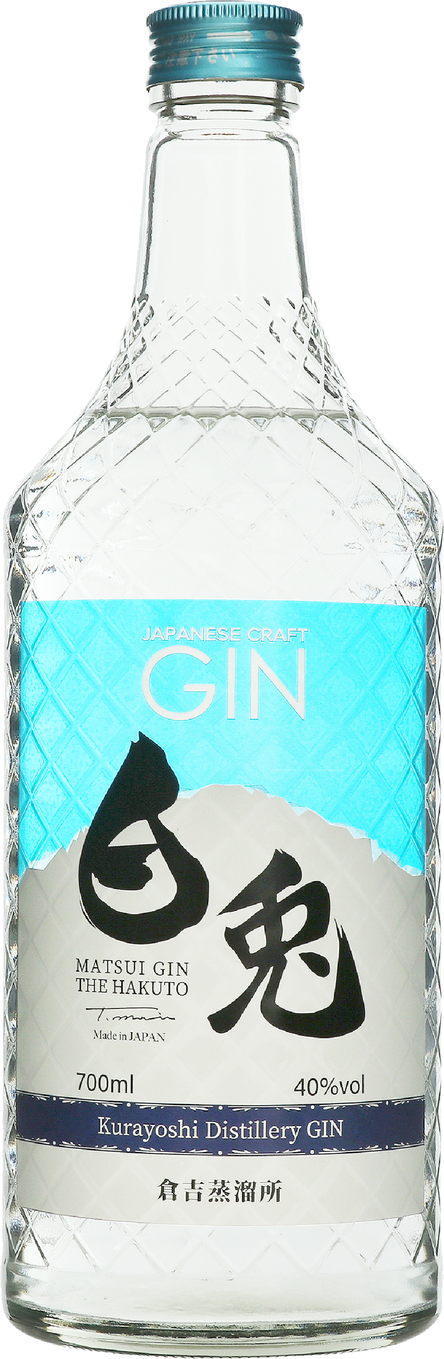 Rượu Matsui Gin The Hakuto 40% 1x0.7L