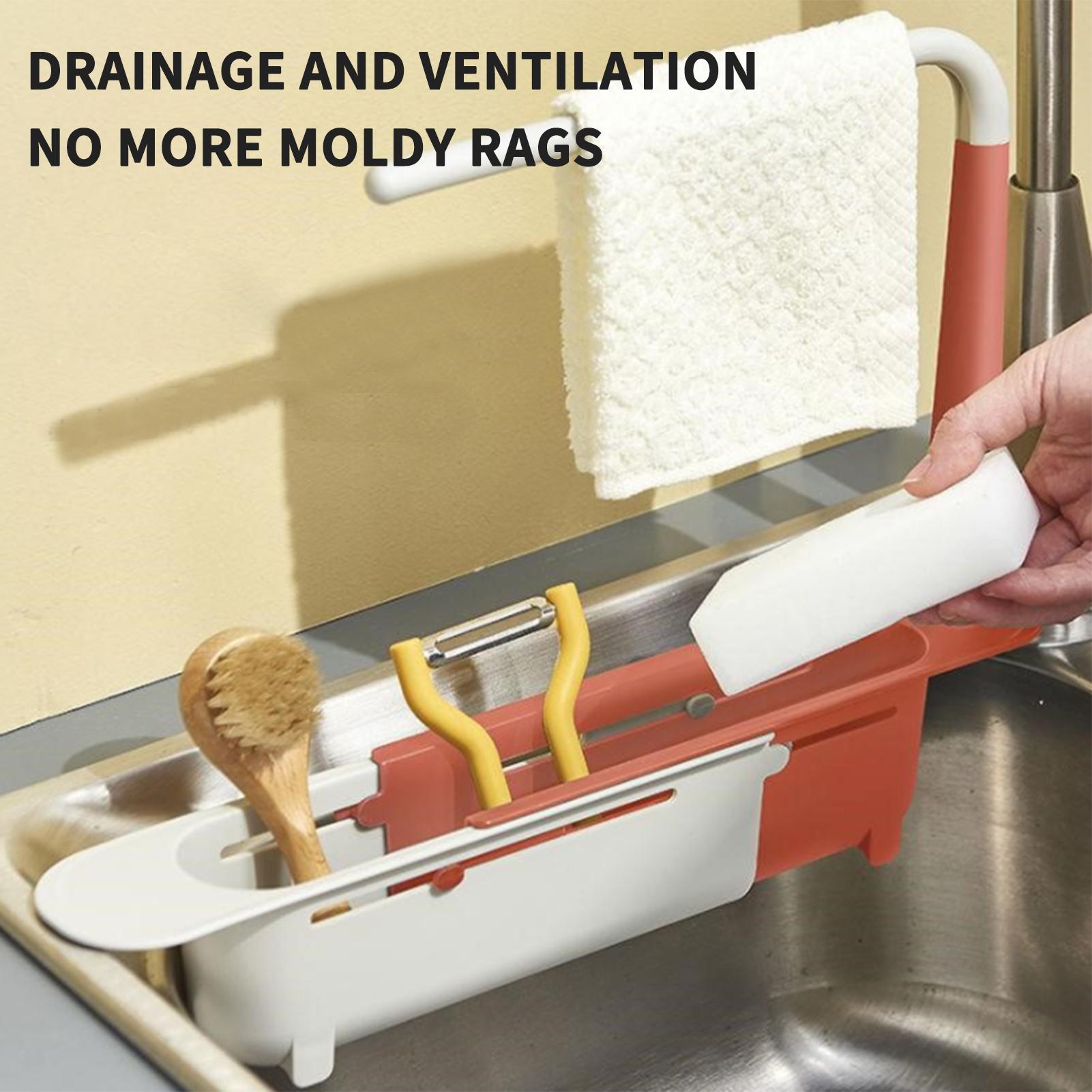 Giá Đỡ Bọt Biển Rửa Chén Dễ Dàng Tháo Lắp