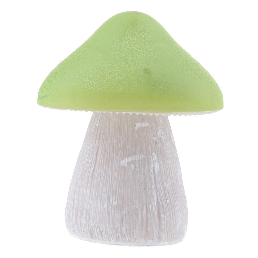 2x Solar Powered Mushroom LED Light Pathway Lamp Outdoor Garden Lights