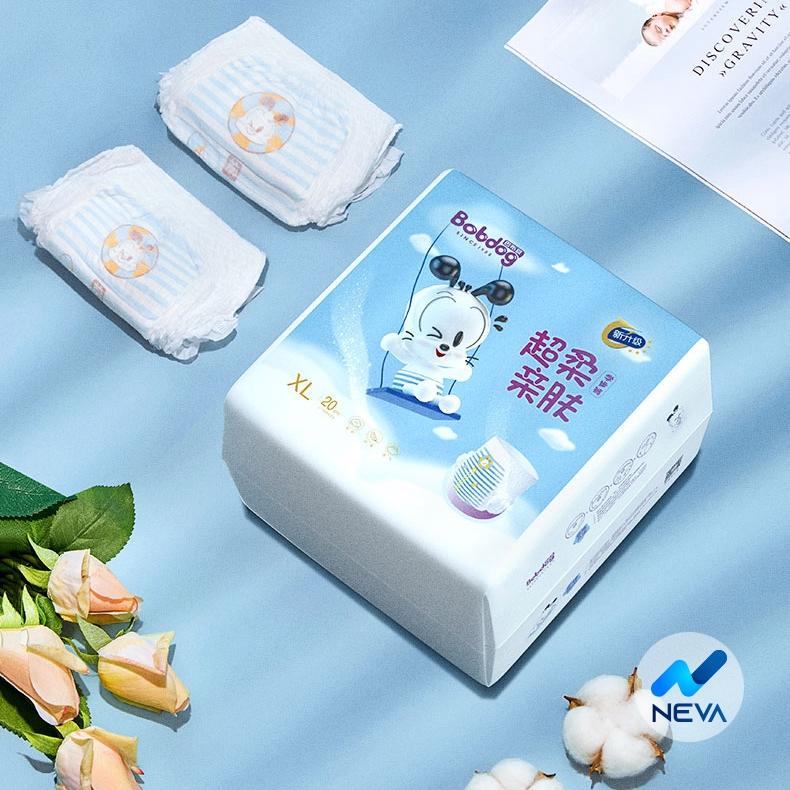 Bỉm Quần Bobdog Đậu siêu thấm 1200ml nước đủ size /M24/L22/XL20/XXL18 BM05