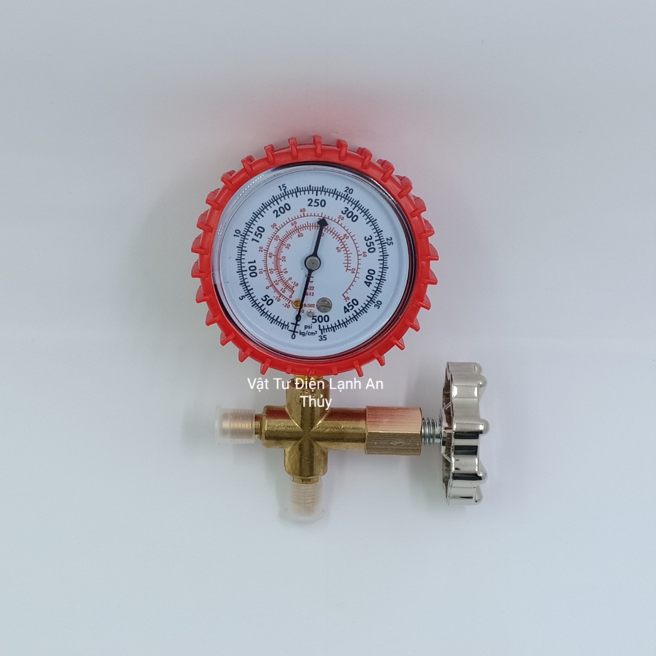 Đồng hồ nạp gas tủ lạnh điều hoà - Đồng hồ nạp gas máy lạnh đơn đỏ HONGSEN