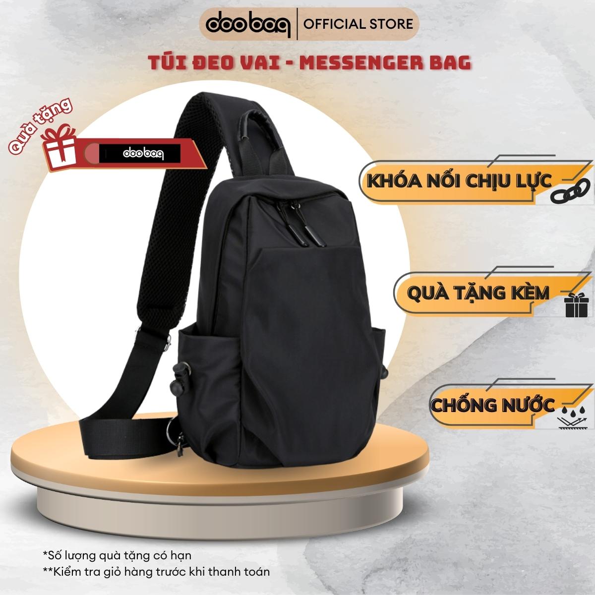 Túi đeo chéo thiết kế thời trang Doo Bag chất liệu oxford chống nước, chống xước tốt