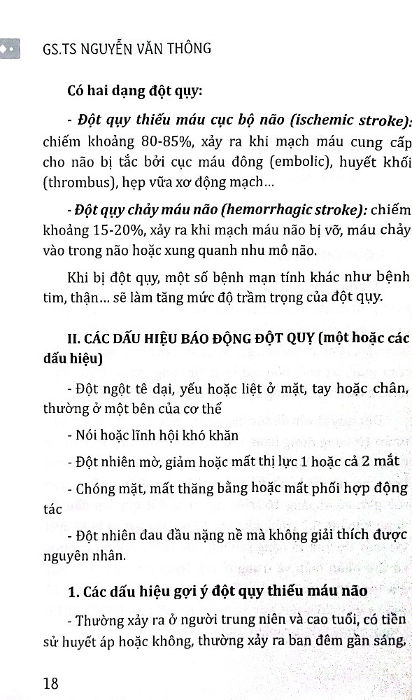 Đột Quỵ - Nguy Cơ Thường Gặp Và Đ.iều Trị Dự Phòng (HNB)