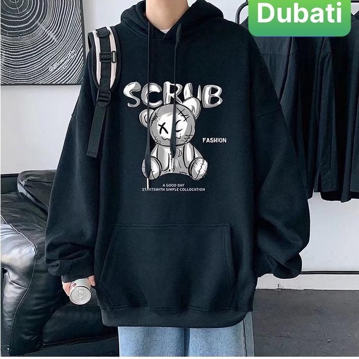 ÁO NỈ, ÁO KHOÁC HOODIE GẤU SCRUB SIÊU NGẦU NAM NỮ PHONG CÁCH CAO CẤP - DUBATI FASHION