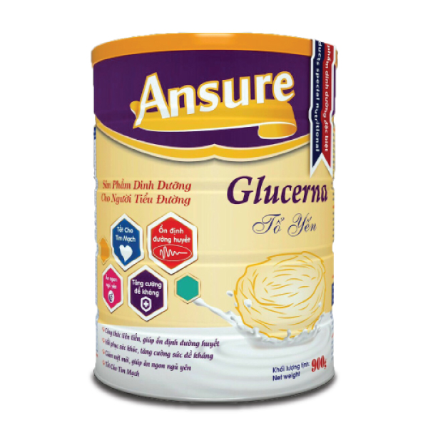 Sữa bột Ansure Glucare - Tổ Yến 900gr