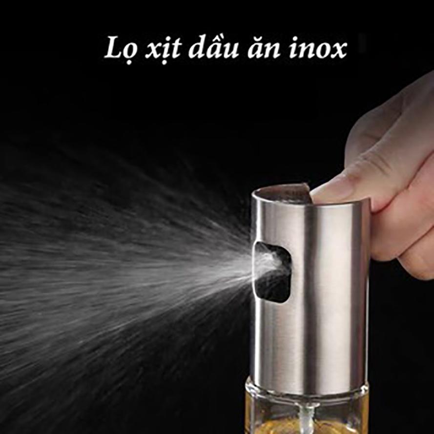 Bình Xịt Dầu Ăn ️S'Home️ Bình Xịt Dầu Ăn Phun Sương, Chai Thủy Tinh 100ml, Siêu Tiết Kiệm, Tiện Dụng- SH19