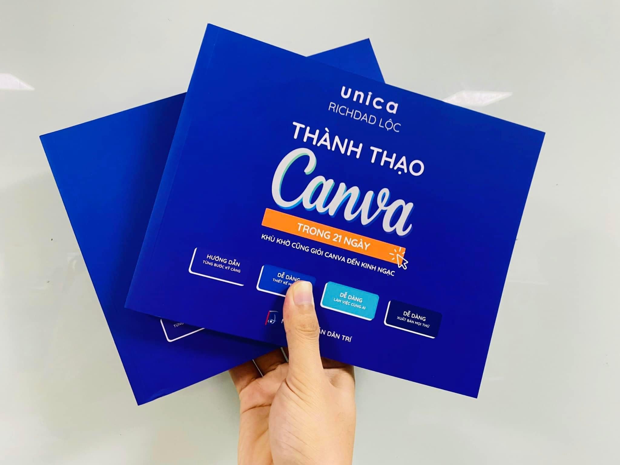 Sách Thành thạo Canva trong 21 ngày  - Richdad Loc