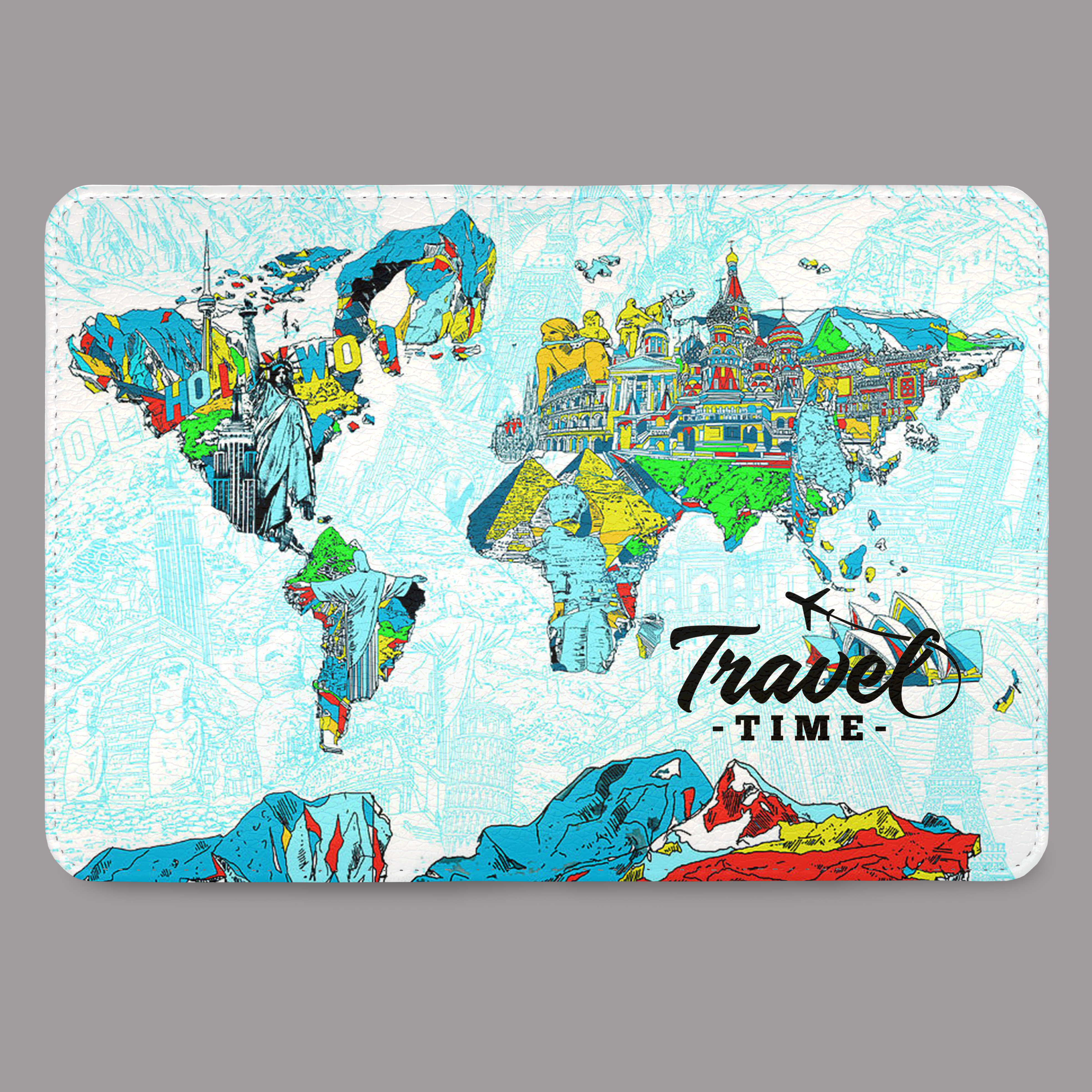 Bao Da Hộ Chiếu TRAVEL MORE - Ví Đựng Passport Du Lịch Thời Trang - PPAT0078