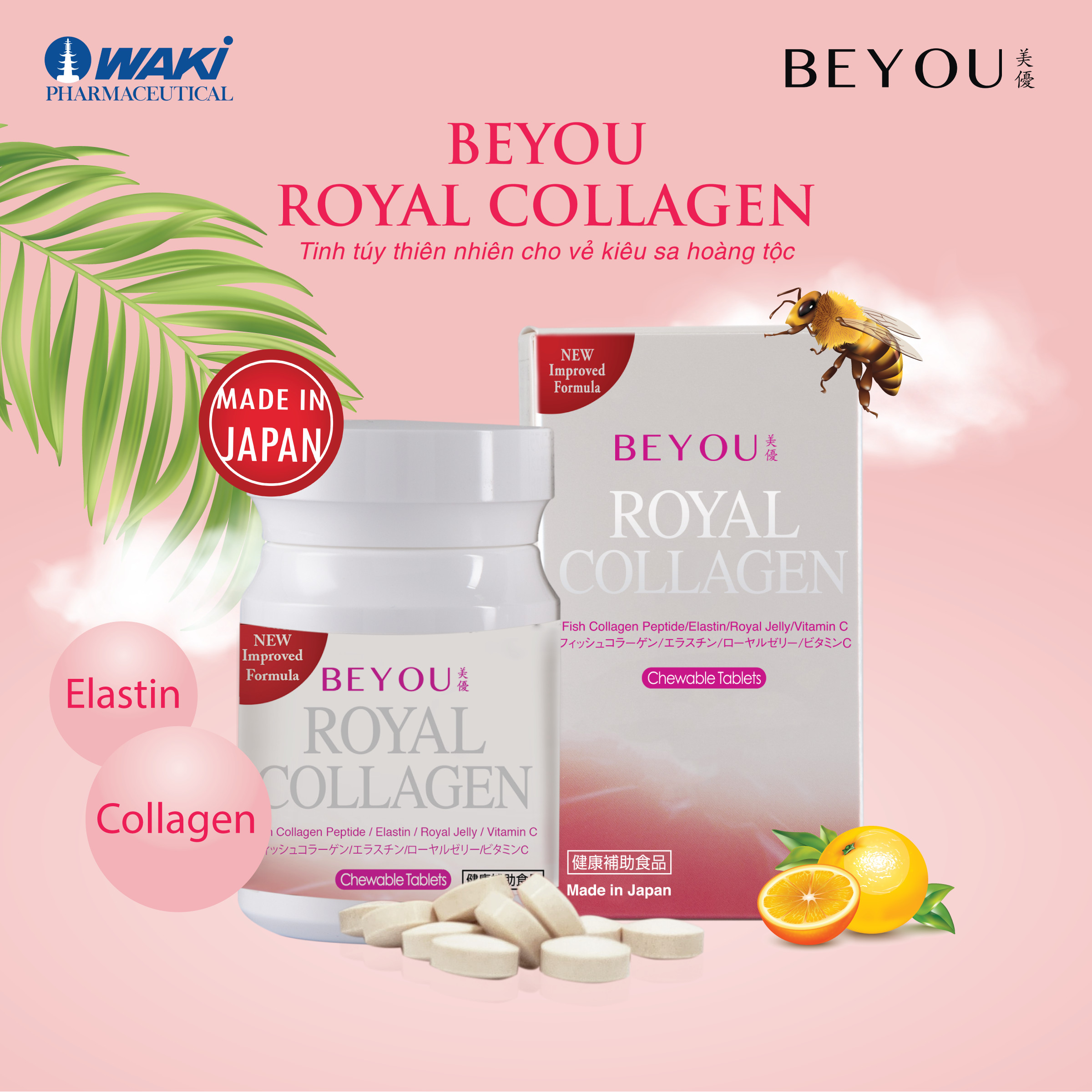 BEYOU Royal Collagen - Làm chậm quá trình lão hóa da, tăng độ đàn hồi cho da