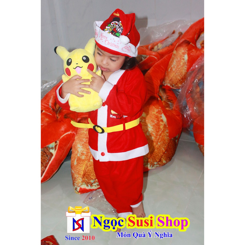 [BÁN LẺ GIÁ SỈ] BỘ ĐỒ ÔNG GIÀ NOEL CHO BÉ YÊU TỪ 1- 10 TUỔI CHẤT VẢI NỈ - QUẦN ÁO NOEL GIÁNG SINH [MẶC ĐI CHƠI CHECK IN CHỤP ẢNH