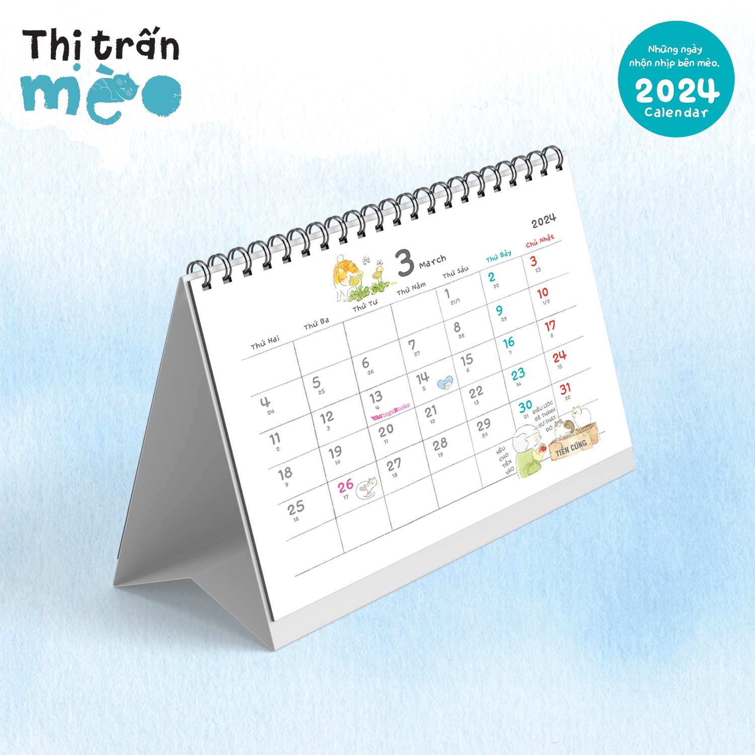 Lịch Để Bàn Thị Trấn Mèo 2025