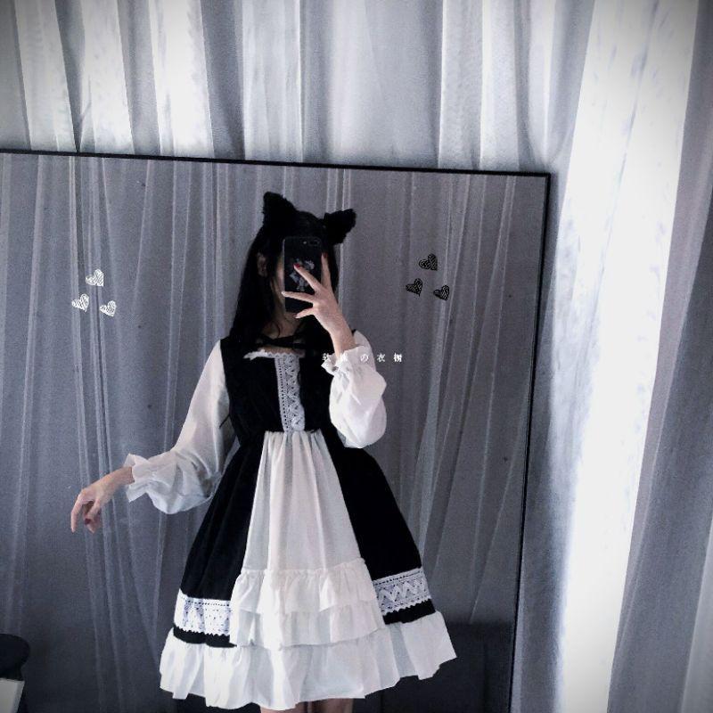 (Có Sẵn) Váy lolita siêu xinh (Kèm Ảnh Thật) VIDEO SHOP TỰ QUAY