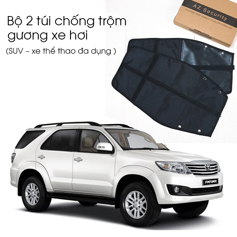 Túi chống trộm gương xe ô tô, xe hơi dòng xe 7 chỗ và SUV